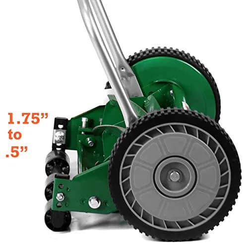 Scotts 14-Inch 5-Blade Reel Lawn Mower | Manual, Green, 14" Cutting Width thumbnail 4