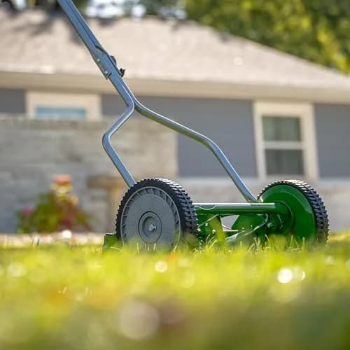 Scotts 14-Inch 5-Blade Reel Lawn Mower | Manual, Green, 14" Cutting Width thumbnail 3