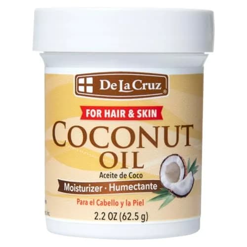 De La Cruz Coconut Oil for Skin & Hair | 2.2 FL OZ | Natural Moisturizer & Softener thumbnail 1