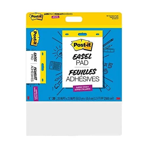 3M Post-it Super Sticky Wall Pad 20 in x 23 in | Repositionable, Marker-Resistant, Portable thumbnail 1