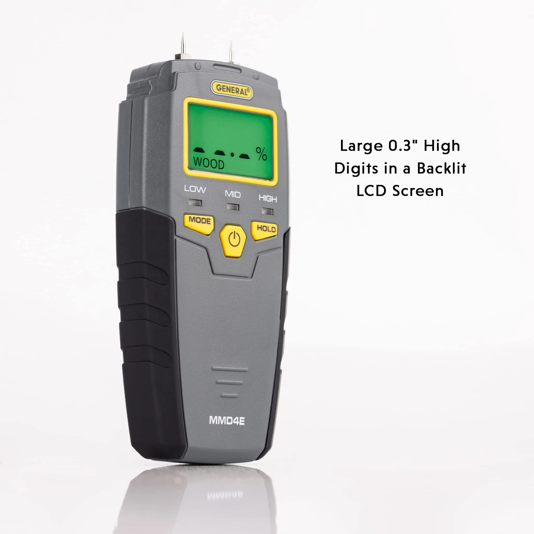 General Tools MMD4E Moisture Meter | 5-50% Wood, 1.5-33% Drywall Range - view 6