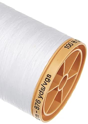 Gütermann Natural Cotton Thread Solids 876 Yards (2628 Metres) White | All-Purpose Sewing Thread for Hand & Machine thumbnail 3
