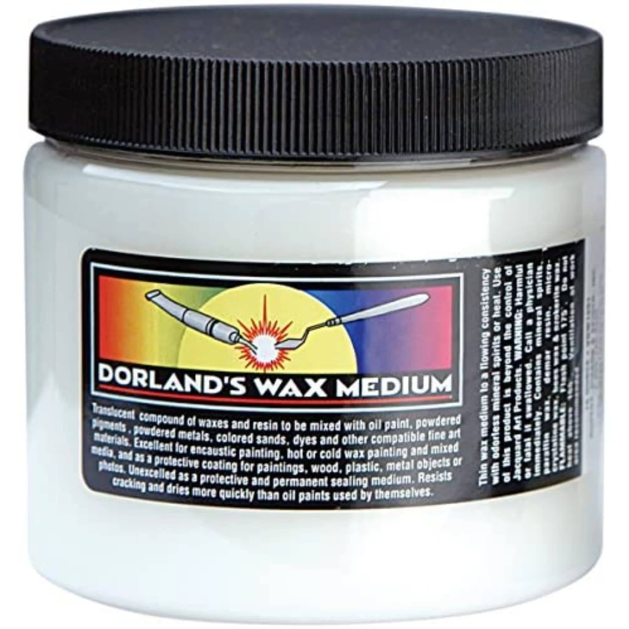 Jacquard Dorlands Wax - 16 Fl Oz | Versatile Pure Wax & Damar Resin for Art & Sealing