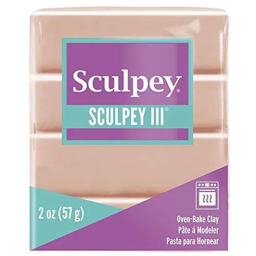 Sculpey III Polymer Oven-Bake Clay, Beige, 57g (2 oz) | Non-Toxic & ASTM Certified for Kids & Adults thumbnail 2