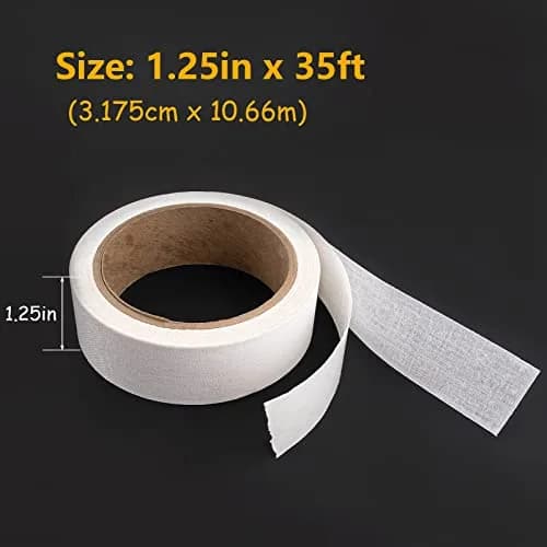 Lineco Self-Adhesive Linen Hinging Tape, White, 1.25 Inch x 35 Feet | Archival Quality Acid-Free Tape thumbnail 3