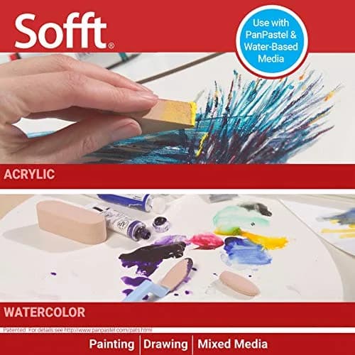 PanPastel Colorfin Sofft Applicators Replacement Heads 8 Count (0.23 kg / 0.5 lb) | Premium Artist Quality Foam thumbnail 4