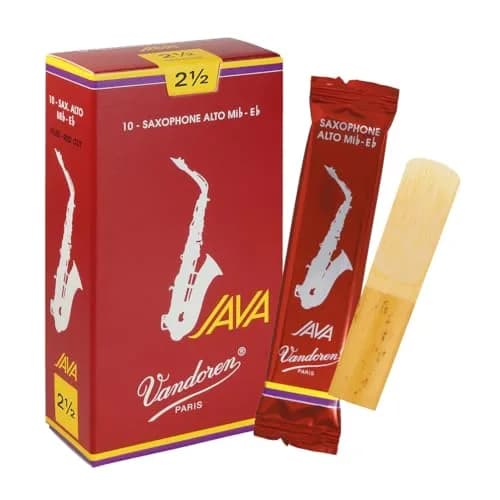 Vandoren Java Filed - Red Cut Alto Sax Reeds Strength 2.5 | Full Sonic Range & Precise Attack thumbnail 1