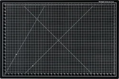 Dahle Vantage 10673 Premium Self-Healing Cutting Mat, 24"x36" | 5-Layer PVC, 1/8" Thick, Black thumbnail 1