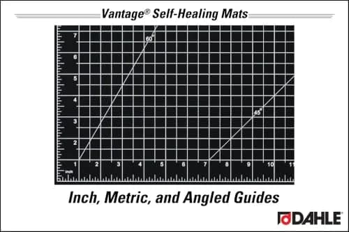 Dahle Vantage 10673 Premium Self-Healing Cutting Mat, 24"x36" | 5-Layer PVC, 1/8" Thick, Black thumbnail 7