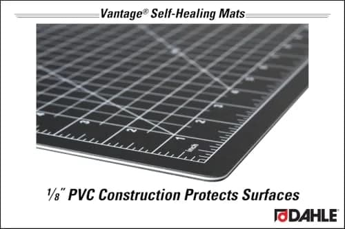 Dahle Vantage 10673 Premium Self-Healing Cutting Mat, 24"x36" | 5-Layer PVC, 1/8" Thick, Black thumbnail 3