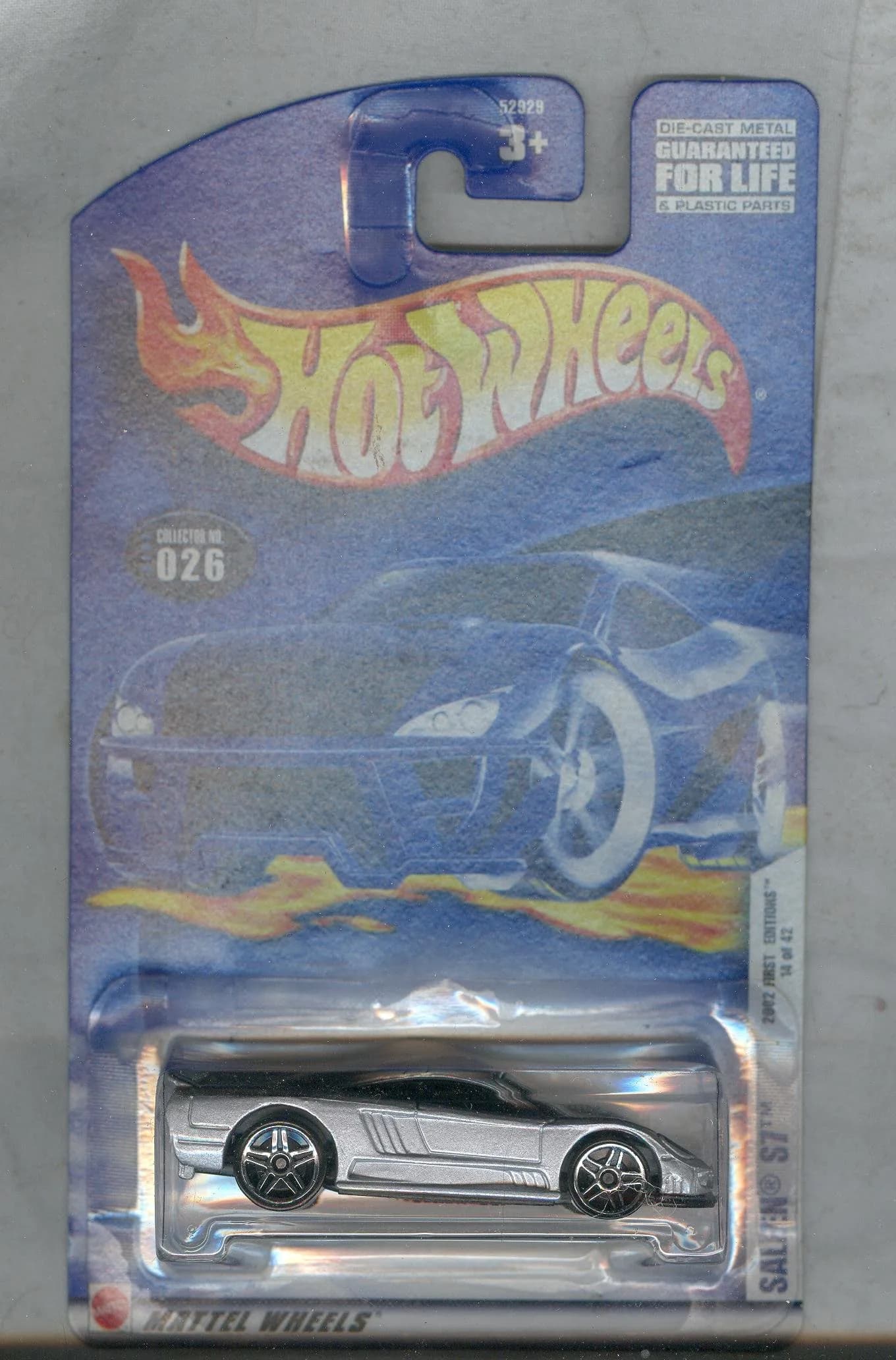 Hot Wheels 2002-026 Saleen S7 First Edition 14 of 42 1:64 Scale | Diecast Car for Collectors