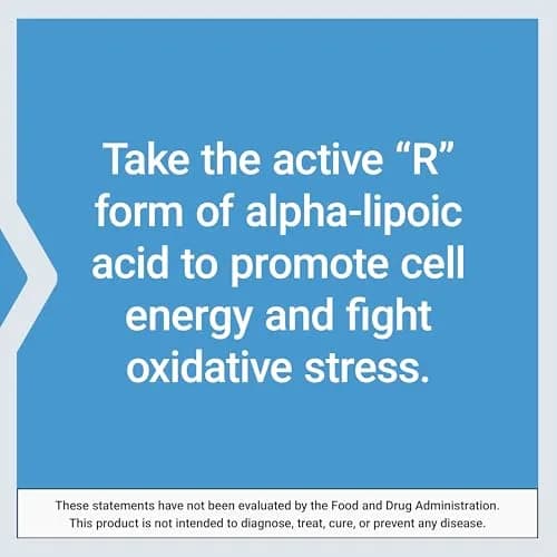 Life Extension Super R-Lipoic Acid, 240 mg | Active R-Form Antioxidant for Cellular Support, 60 Capsules thumbnail 5