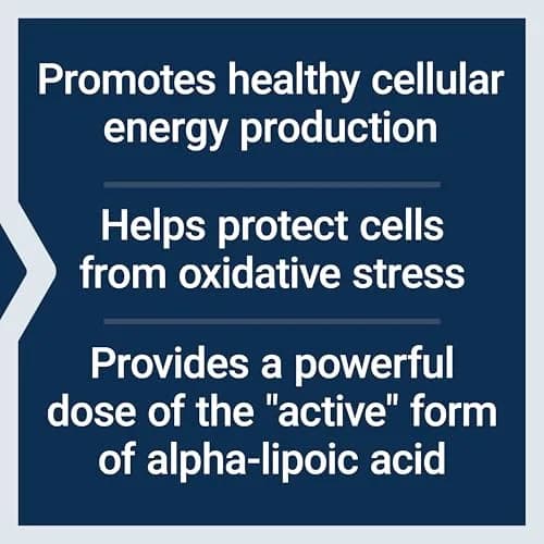 Life Extension Super R-Lipoic Acid, 240 mg | Active R-Form Antioxidant for Cellular Support, 60 Capsules thumbnail 3