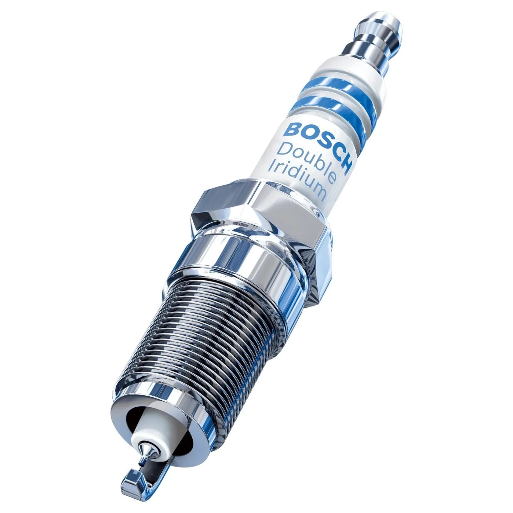 Bosch 9673 OE Fine Wire Double Iridium Spark Plug - Pack of 4 | Advanced Original Equipment Technology