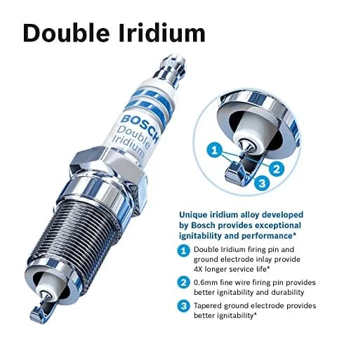 Bosch 9673 OE Fine Wire Double Iridium Spark Plug - Pack of 4 | Advanced Original Equipment Technology thumbnail 3