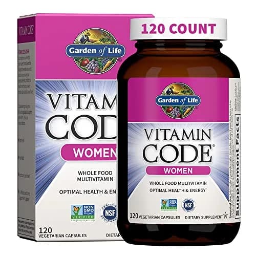 Garden of Life Vitamin Code Women's Multivitamin 120 Capsules | Gluten-Free, Whole Food Support thumbnail 1