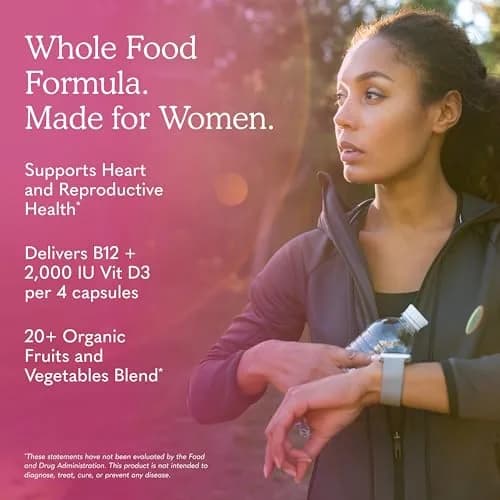 Garden of Life Vitamin Code Women's Multivitamin 120 Capsules | Gluten-Free, Whole Food Support thumbnail 4