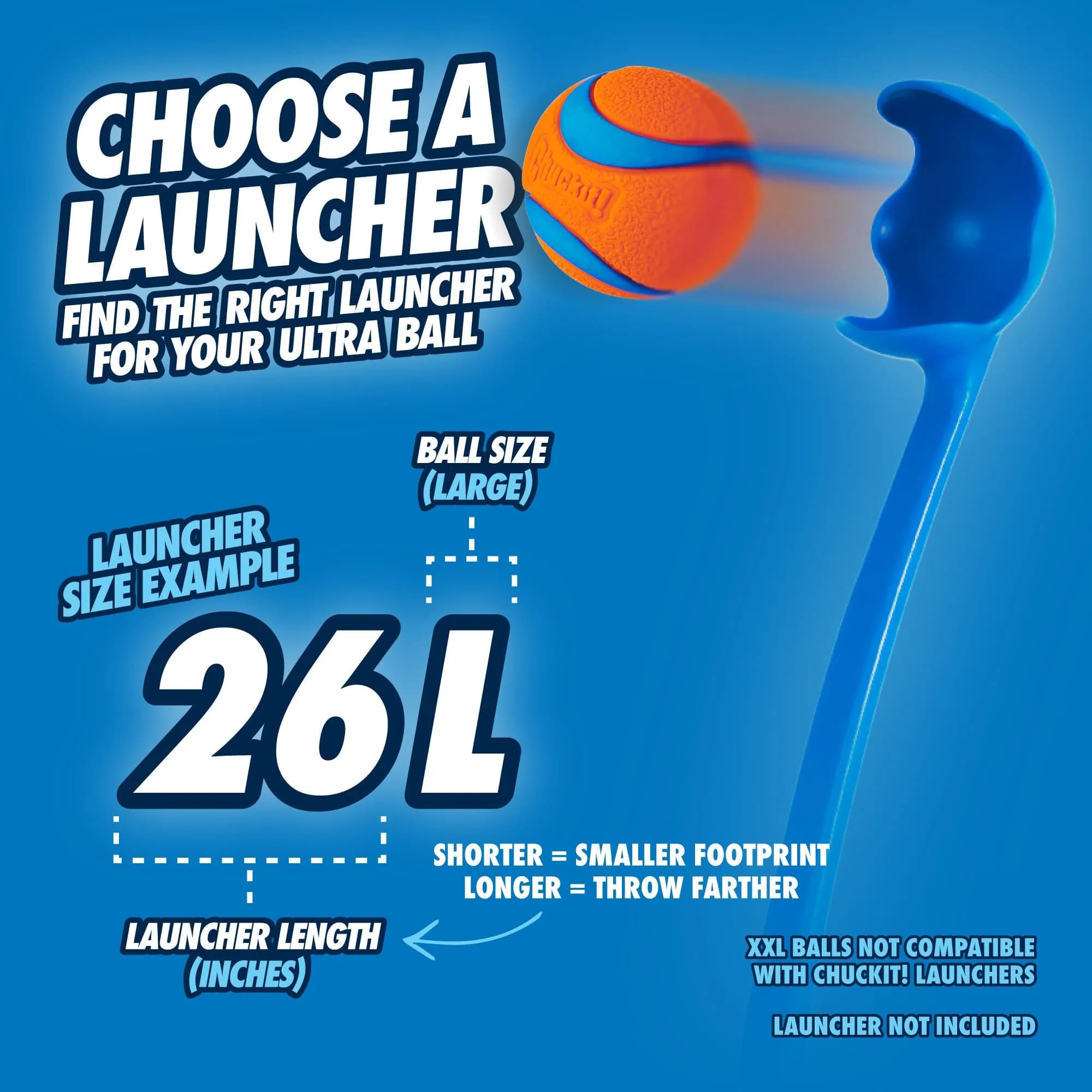Chuckit! Ultra Ball Dog Fetch Toy 7.6 cm (3 in) | Durable Rubber, High Bounce, Floats - view 5