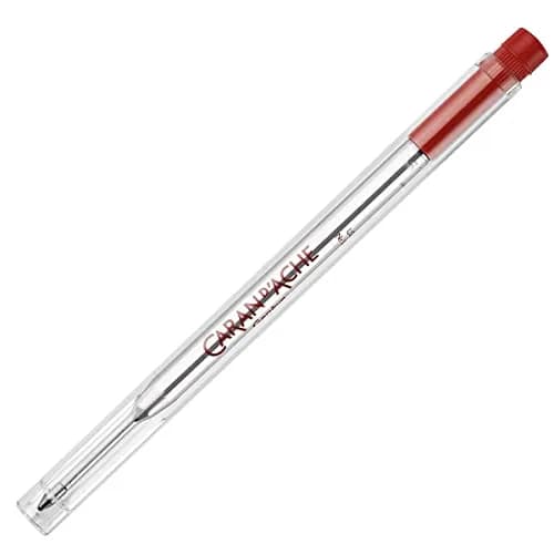 Caran d'Ache Goliath Red Ballpoint Pen Refill Medium Point | Smooth Ink Flow thumbnail 2