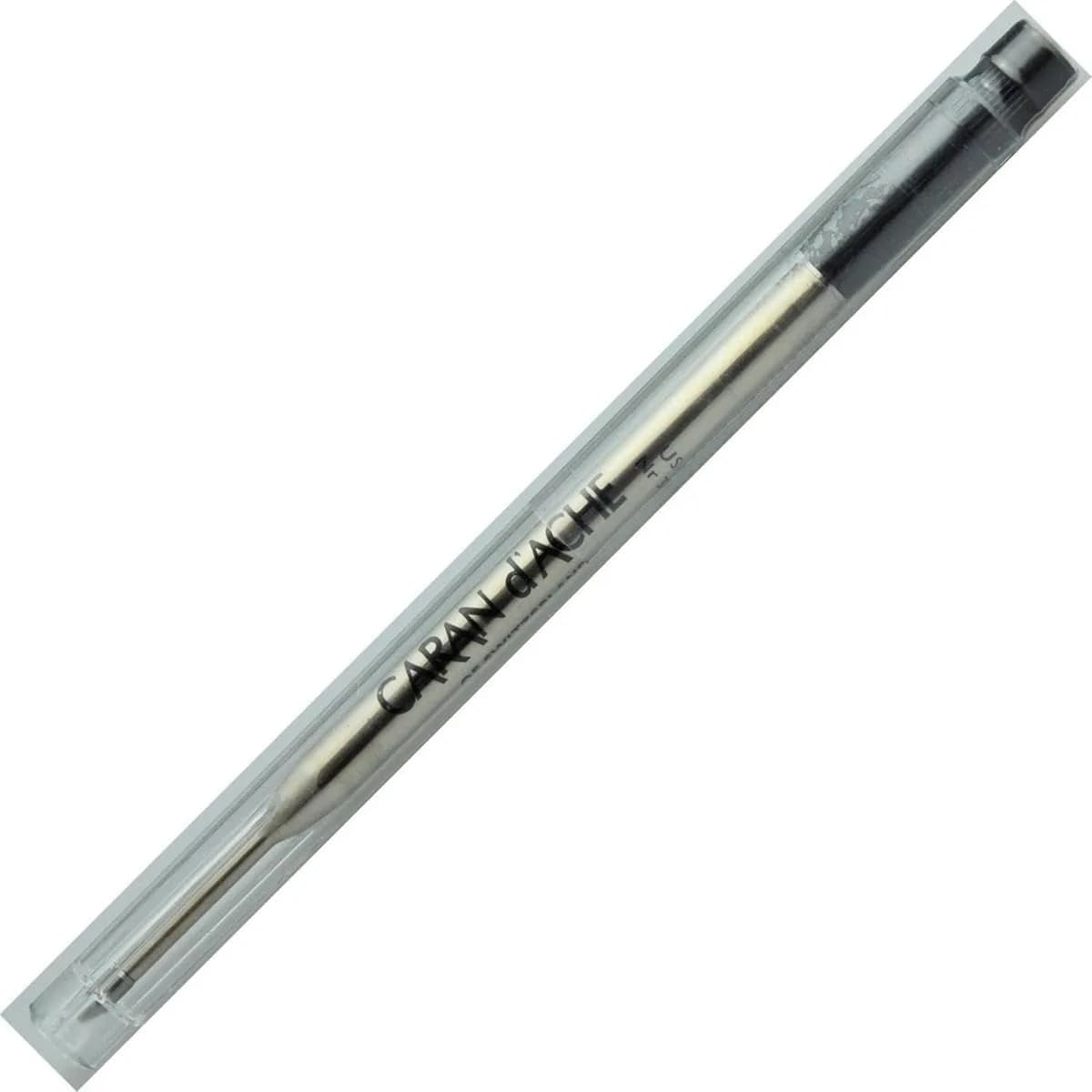 Caran D'ache Goliath Large Steel Point Ballpoint Pen Refill Black | Smooth Ink Flow — Black