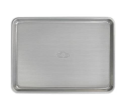 USA Pan Bakeware Nonstick Half Sheet Pan, 17.25 x 12.25 x 1 inches | Heavy Duty Aluminized Steel thumbnail 1