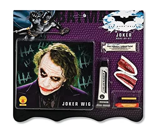 Rubies DC Batman The Dark Knight: The Joker Wig and Makeup Set for Adults, One Size | Complete Joker Transformation Kit thumbnail 1