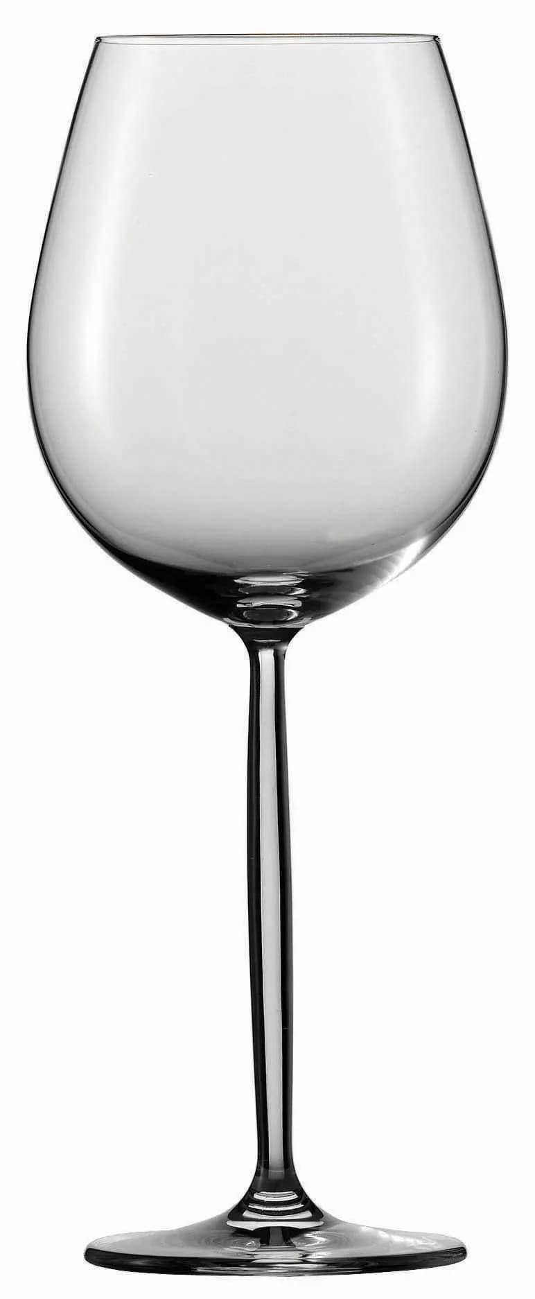 Schott Zwiesel Tritan Crystal Glass Diva Stemware Collection Claret Burgundy Red Wine Glass, 28.4-Ounce, Set of 6 | Elegant German Design — White