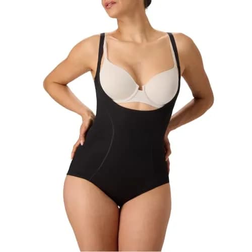 Maidenform Wear Your Own Bra Body Briefer FL2656 Large Black | Ultra-Firm Control Waist & Tummy Smoother thumbnail 1