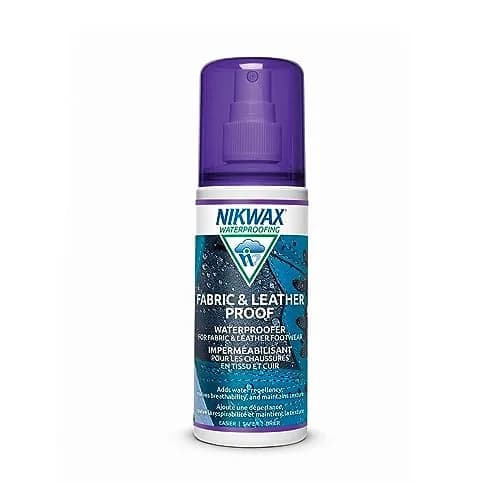 Nikwax Fabric & Leather Proof Spray-On Waterproofing 125ml (4.23 Fl Oz) | Restores DWR Water Repellency thumbnail 1