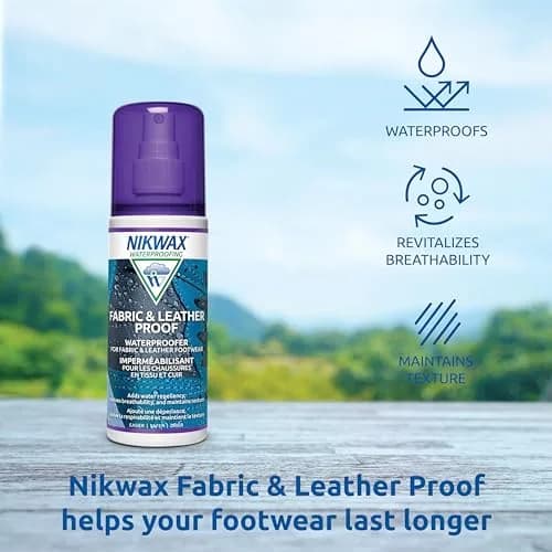 Nikwax Fabric & Leather Proof Spray-On Waterproofing 125ml (4.23 Fl Oz) | Restores DWR Water Repellency thumbnail 3