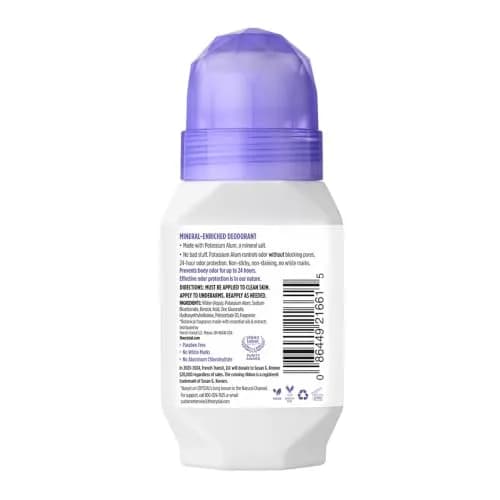 Crystal Essence Mineral Deodorant Roll-On Lavender & White Tea 66ml (2.25 Fl Oz) | Natural Odor Protection thumbnail 2
