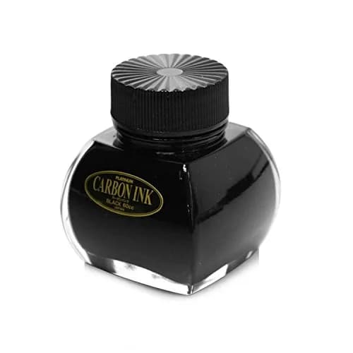 Platinum Black Carbon Ink Bottle 60ml (2 fl oz) | Smooth Ink Flow for Fountain Pens thumbnail 3
