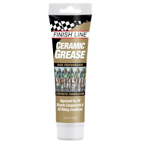 Finish Line Ceramic Grease Bike Bearings Bottom Brackets Hubs 2 oz | Friction-Reducing Waterproof Lubricant thumbnail 1