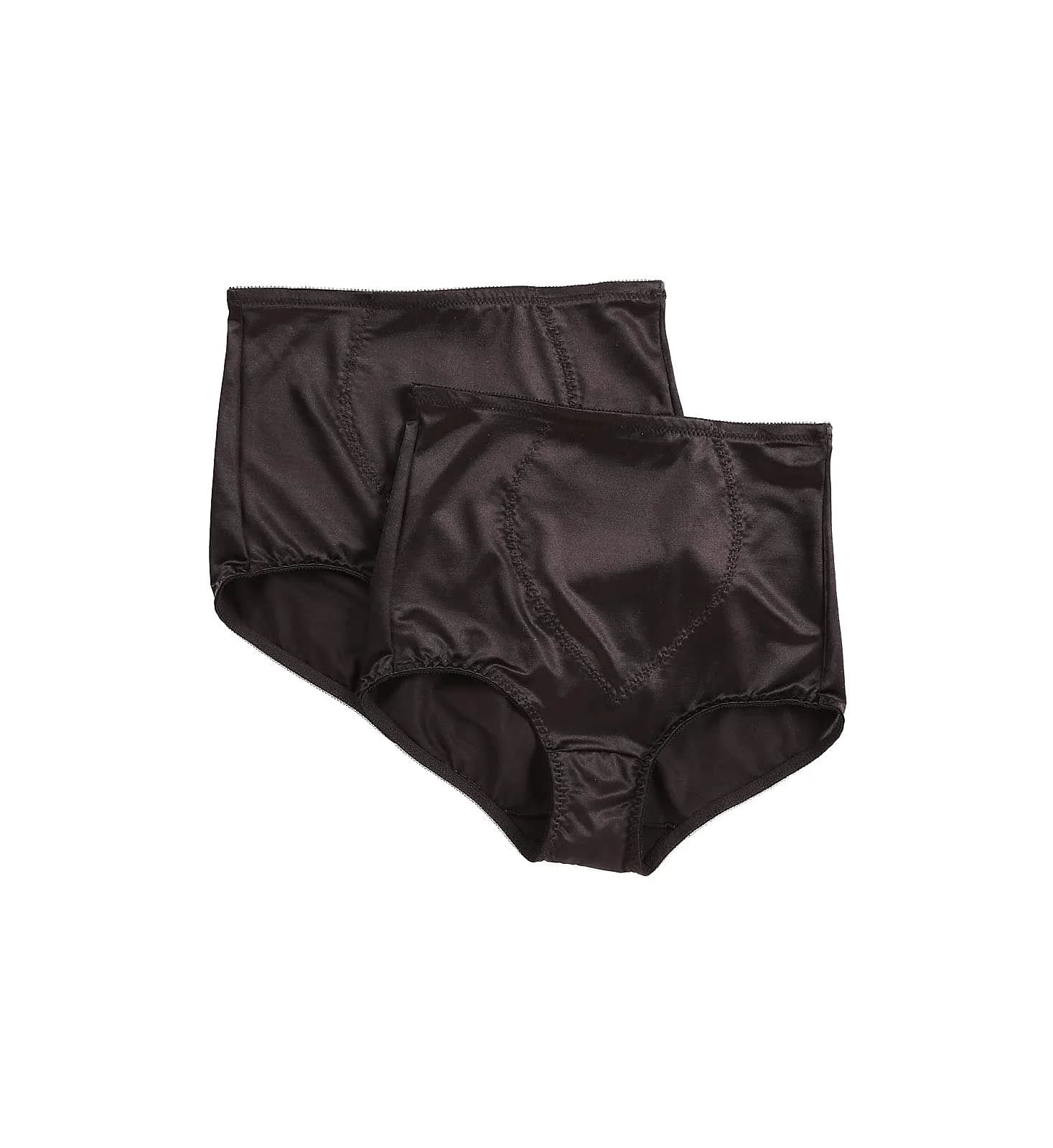 Bali Womens Jacquard Mesh Tummy Panel Firm Control Briefs 2-pack | All-Day Comfort & Slimming Fit - main product image