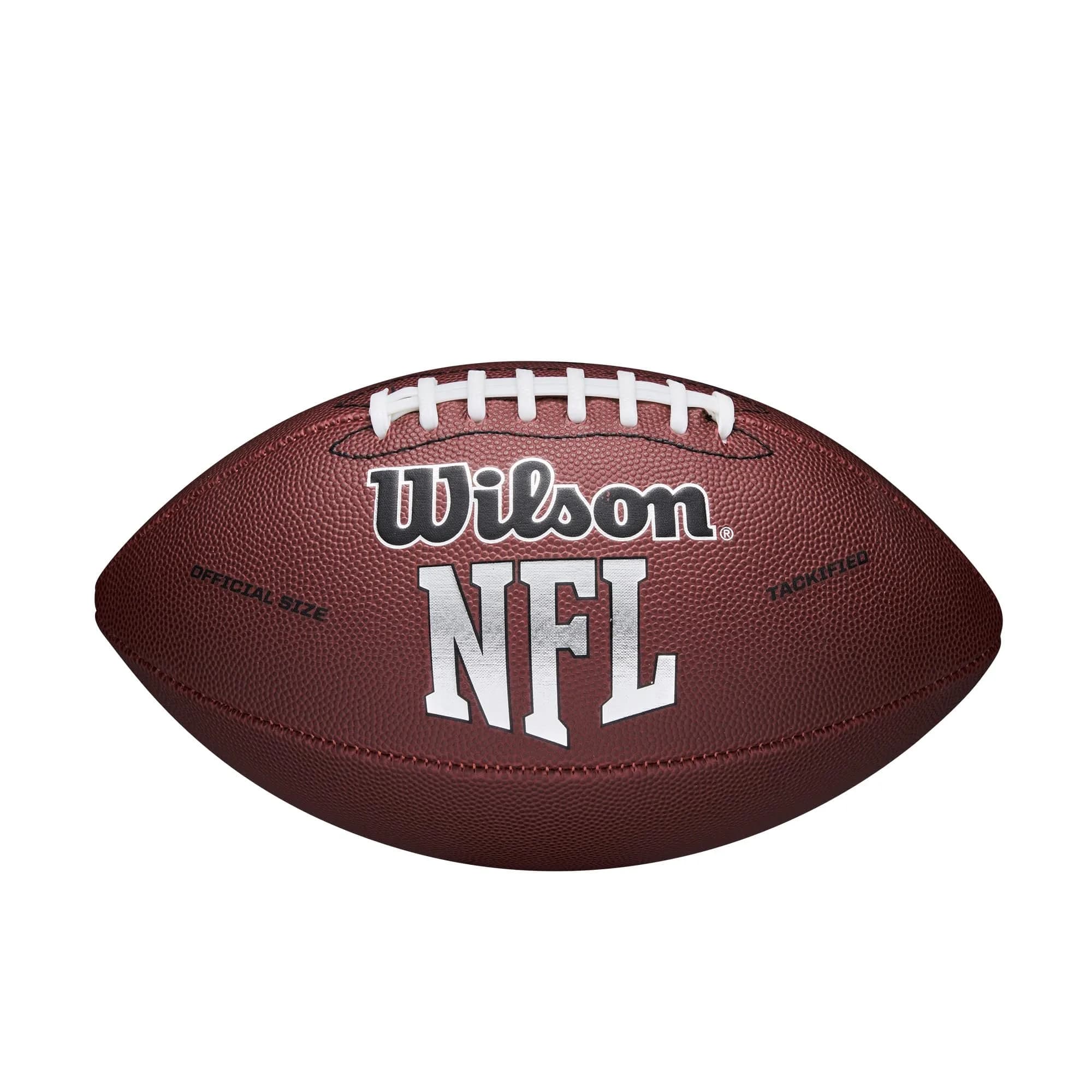 Wilson NFL MVP Football Junior Size Brown | Official NFL Football for Youth Ages 9-12 — Brown / PeeWee Size
