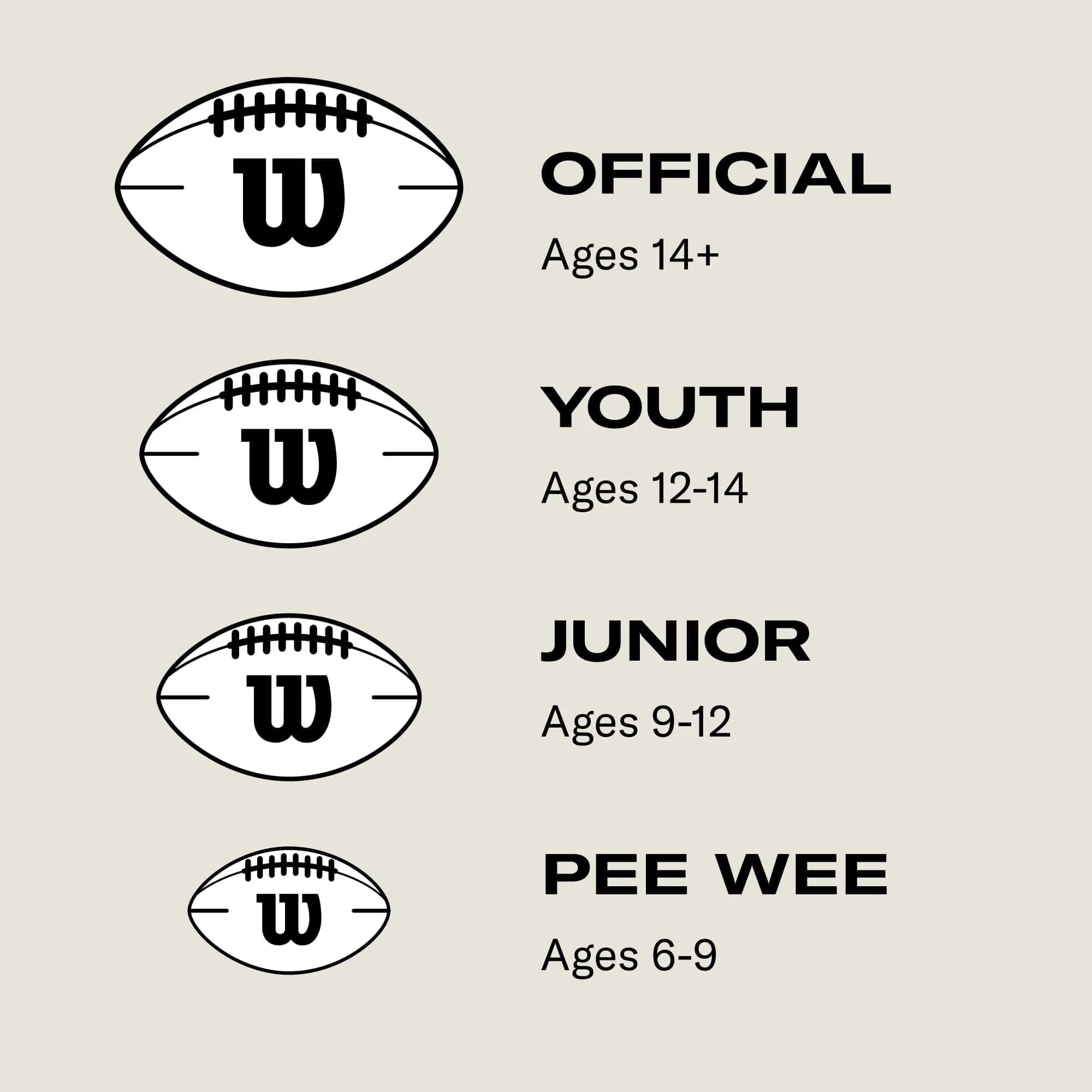 Wilson NFL MVP Football PeeWee Size Brown | Official NFL Football for Young Players thumbnail 6