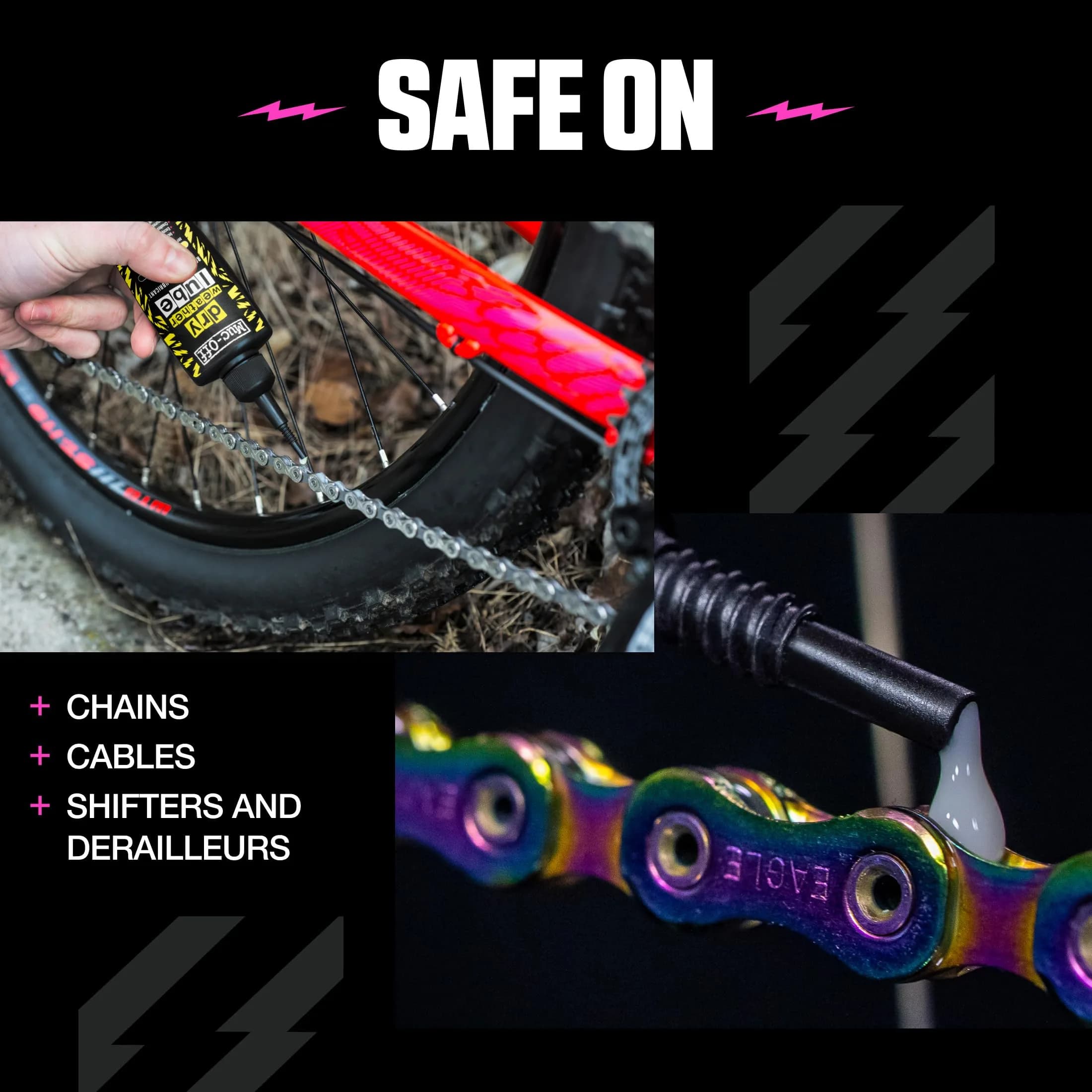 Muc-Off Bio Dry Lube 120ml (4.06 Fl Oz) | Wax-Based Chain Lubricant for Effortless Gear Changes - view 4