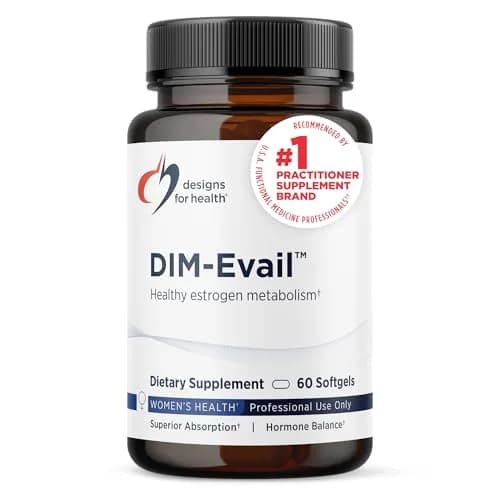 Designs for Health DIM-Evail 60 Softgels | Supports Estrogen Balance & Absorption thumbnail 1