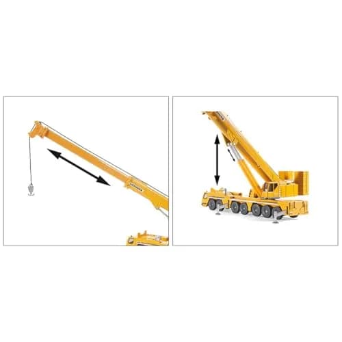 Siku Liebherr Mobile Crane 1:87 Metal/Plastic Yellow Movable Parts | Durable Construction for Construction Fans thumbnail 2