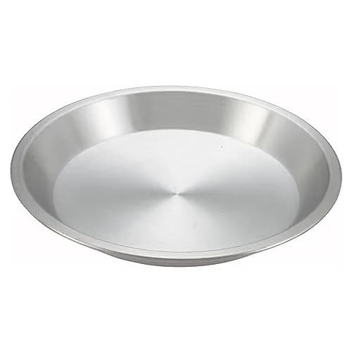 Winco 9-Inch Aluminum Pie Plate | Medium Size for Baking & Serving thumbnail 1