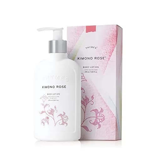 Thymes Kimono Rose Body Lotion 270ml (9.25 Fl Oz) | Hydrating Moisturizer with Shea Butter thumbnail 1