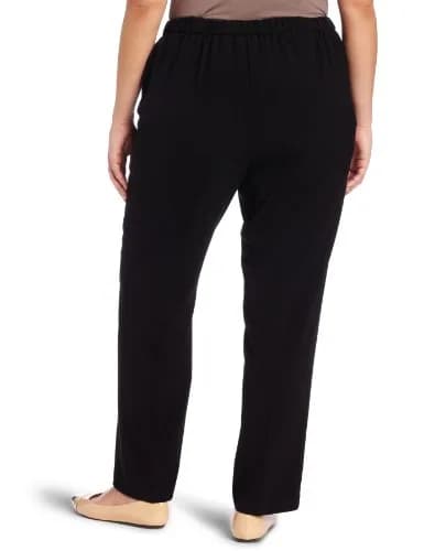 Briggs New York Plus Size Pull on Dress Pant Average & Short Length | Elegant Workwear Fit (70-120 chars) thumbnail 2