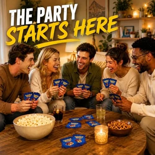 Loaded Kings Waterproof Drinking Card Game for Adults – Kings Cup Party | 54 Cards, Plastic thumbnail 3
