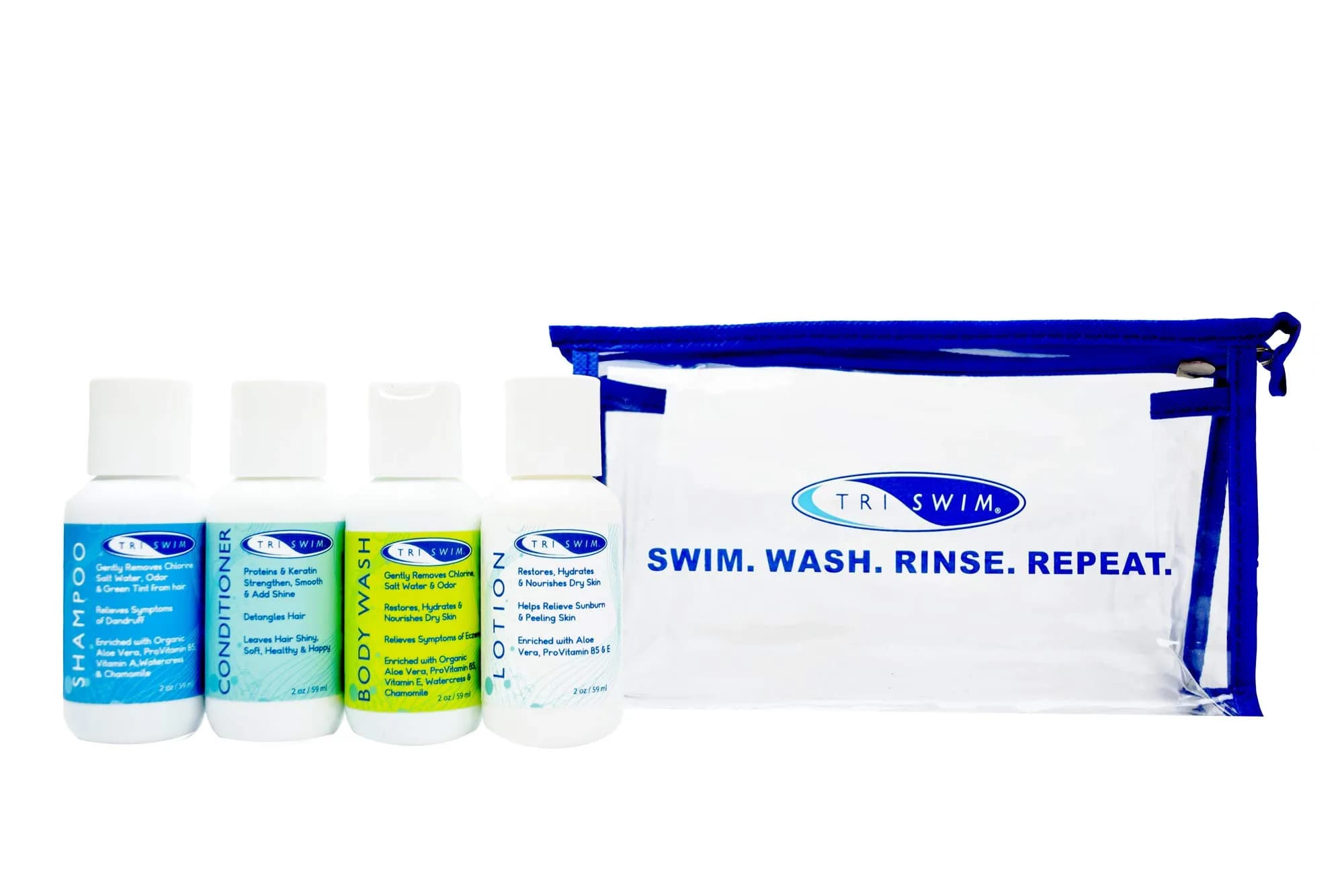 TRISWIM Triswim Shot Set | Hair & Body Care for Active Adults in India — 8 Fl Oz