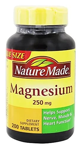 Nature Made Magnesium Oxide 250 mg | Dietary Supplement for Muscle Support, 200 Tablets (Pack of 3) thumbnail 1