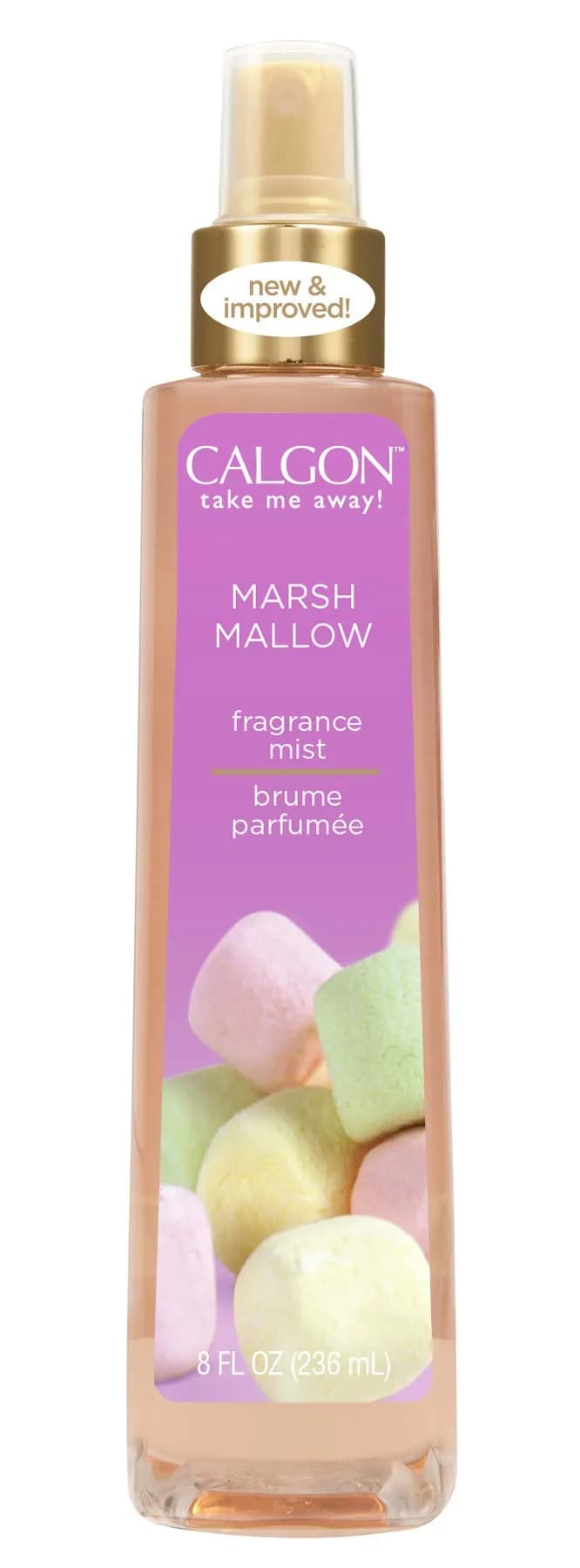 Calgon Morning Glory Marshmallow Body Mist 236ml (8 fl oz) - Sweet & Creamy Fragrance - main product image