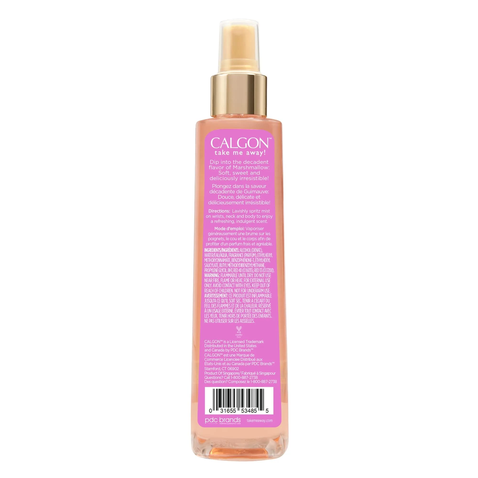 Calgon Marshmallow Fragrance Body Mist 236ml (8 Fl Oz) | Sweet & Lasting Scent - view 2