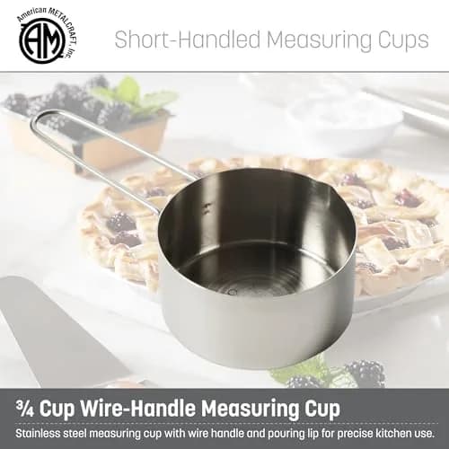 American Metalcraft MCW75 3/4 Stainless Steel Measuring Cup | Precise, Durable & Easy-Grip (70-120 chars) thumbnail 2