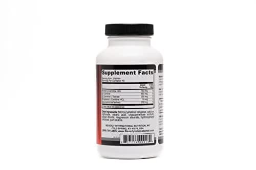 Beverly International Quadracarn Multi-Carnitine Formula, 120 Tablets | Supports Fat Loss & Muscle Growth thumbnail 2