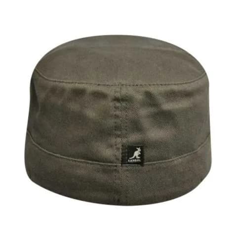 Kangol Cotton Twill Army Cap, Large/X-Large, Green | Fashionable Military Style Hat thumbnail 4
